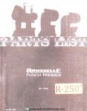 Rousselle-Rousselle 5 ton to 150, 200 250 300 ton Punch Press Parts 7400 Manual 1974-100 Ton-150 Ton-200 Ton-250 Ton-300 Ton-40 Ton-5 Ton-60 Ton-80 Ton-01